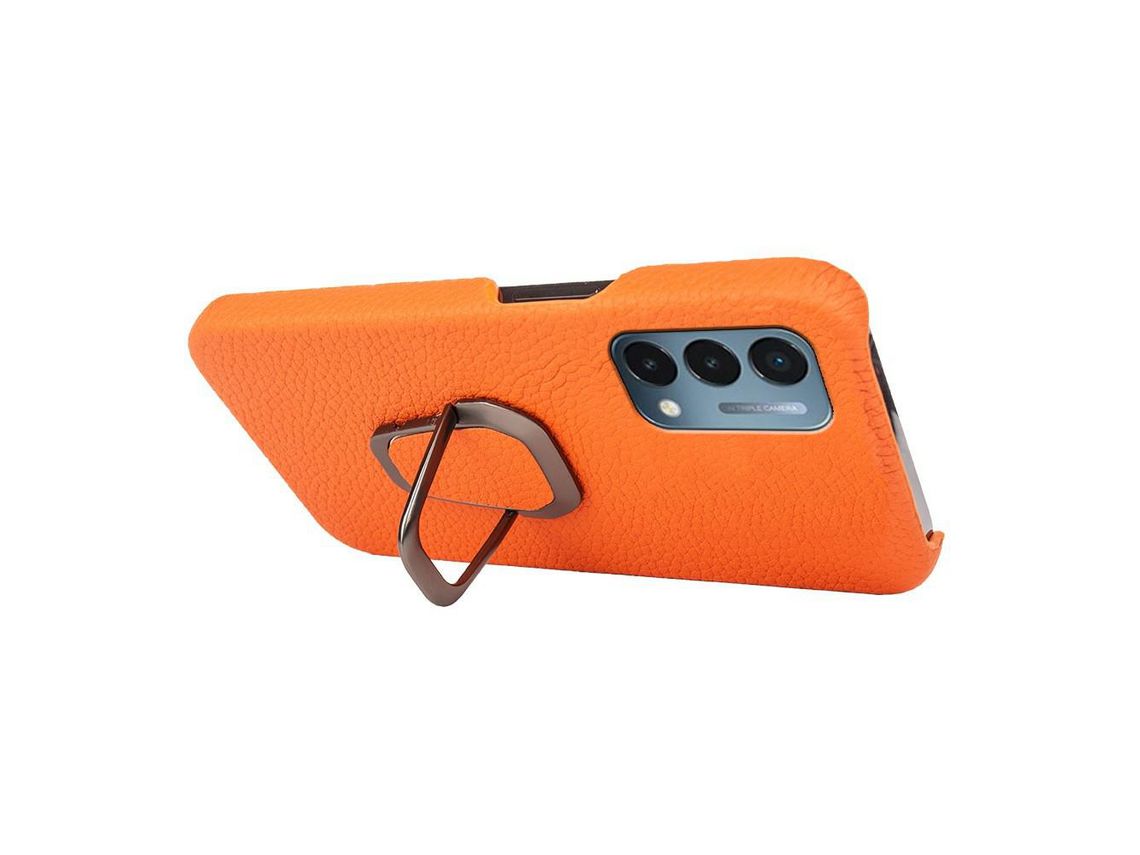 Capa para Oneplus Pele Sintética Amarelo