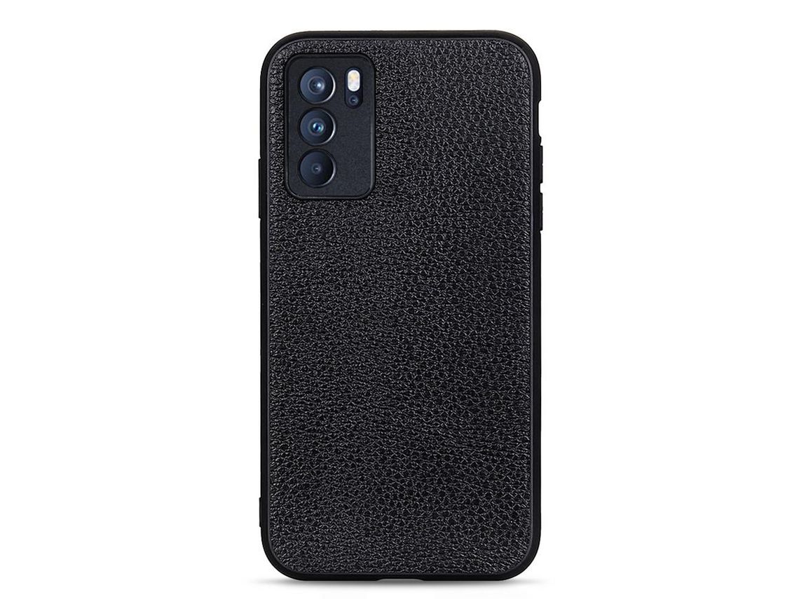 Capa para Oppo Pele Sintética Preto