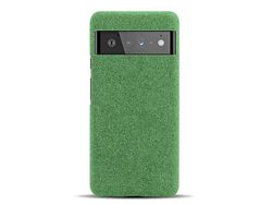 Capa para Google Pixel 6 Pro Pele Sintética Anti-Choque Verde