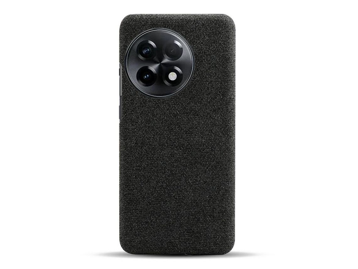Capa para Oneplus Pele Sintética Anti-Riscos Preto
