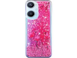 Capa para Oppo A76 HONGWE. Lantejolas Transparente