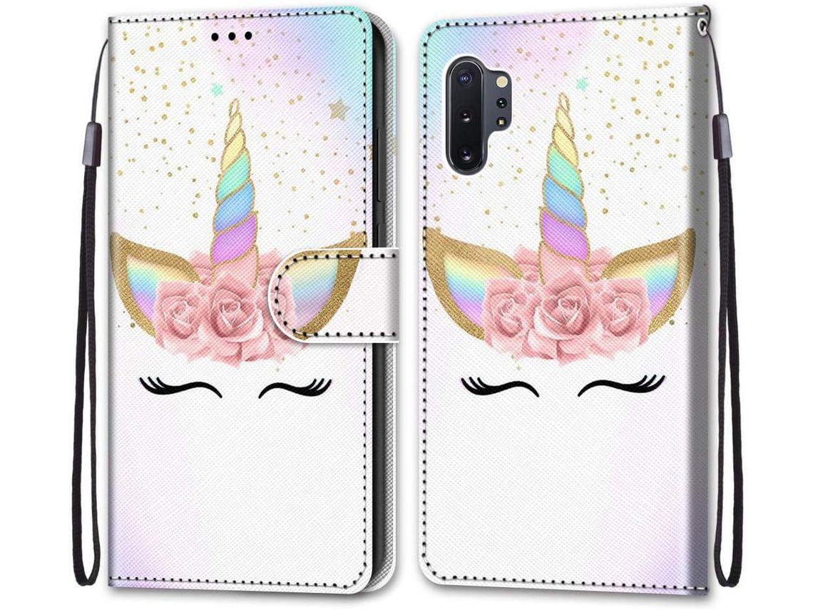 Capa Fólio para Samsung HONGWE. Pele Sintética Magnética Multicor