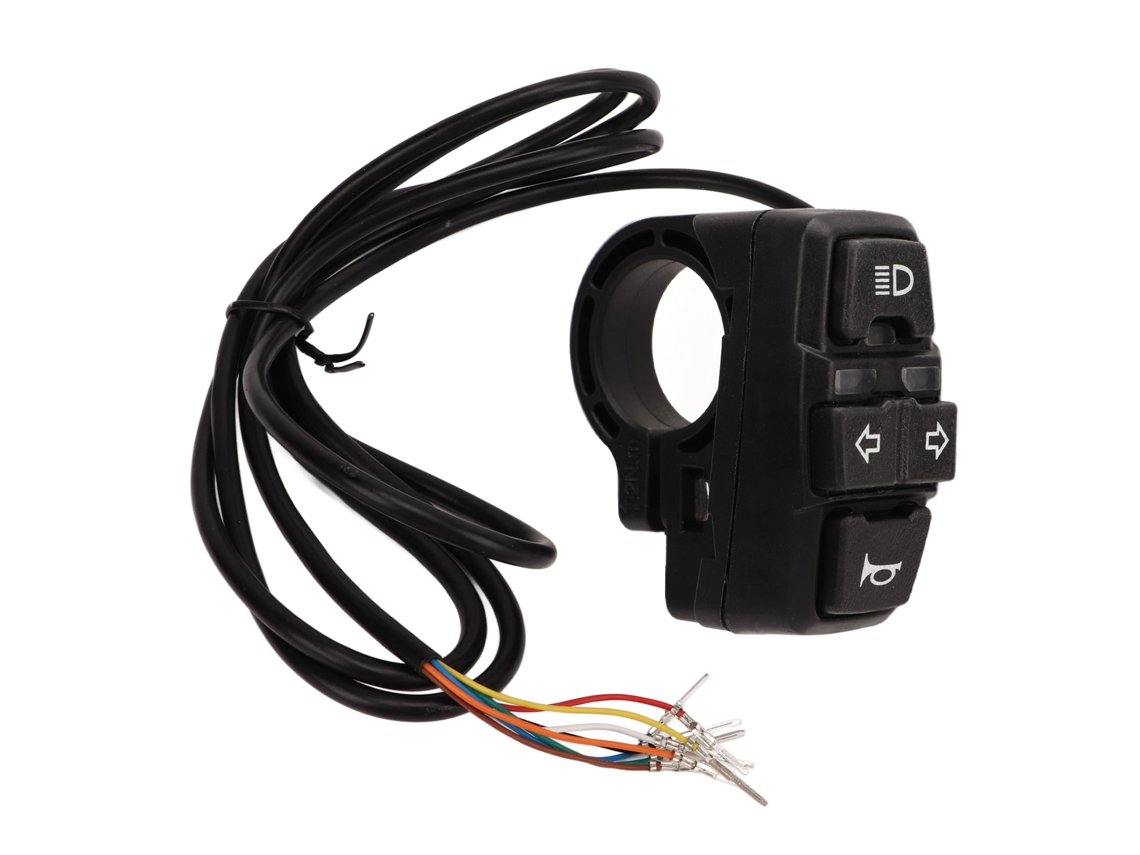 Interruptor de Luz e Claxon 36v 48v IP54 para Bicicleta e Motocicleta BOSCH