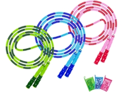 Corda De Pular Com Contas, Nylon Durável Oferece Longevidade Incomparável, Design Ergonômico Para Manuseio Confortável E Seguro, P Aquaforge