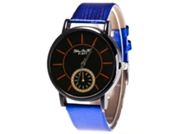 Relógio Analógico de Quartzo Feminino com Pulseira - Puzhoulianfa - Presente Elegante para Estudantes - Azul