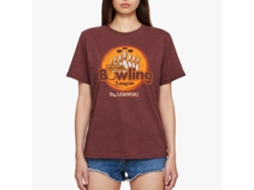 Rockinstone The Big Lebowski Socal Bowling League Heather Vintage Maroon Adult T-shirt Size:xxxl