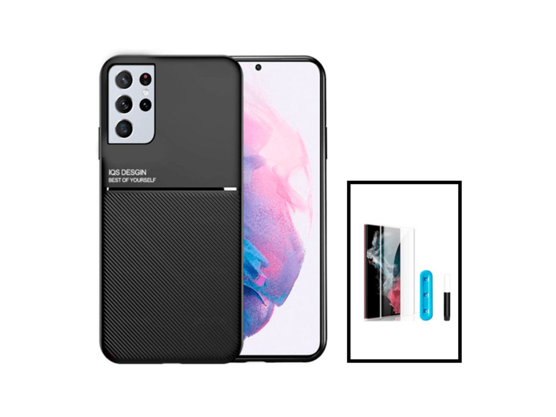Película de Ecrã para Samsung Galaxy S22+/S22 5G PHONECARE Vidro Preto