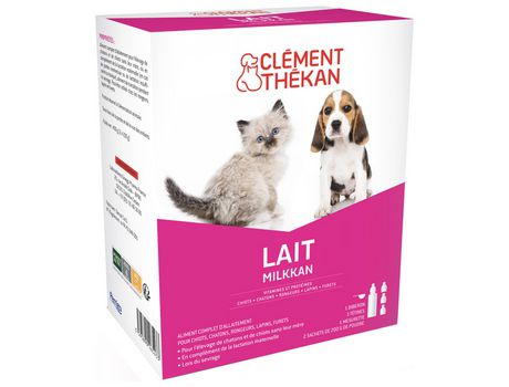 CLÉMENT THÉKAN Milkkan Leite para cachorros e gatinhos 400 G