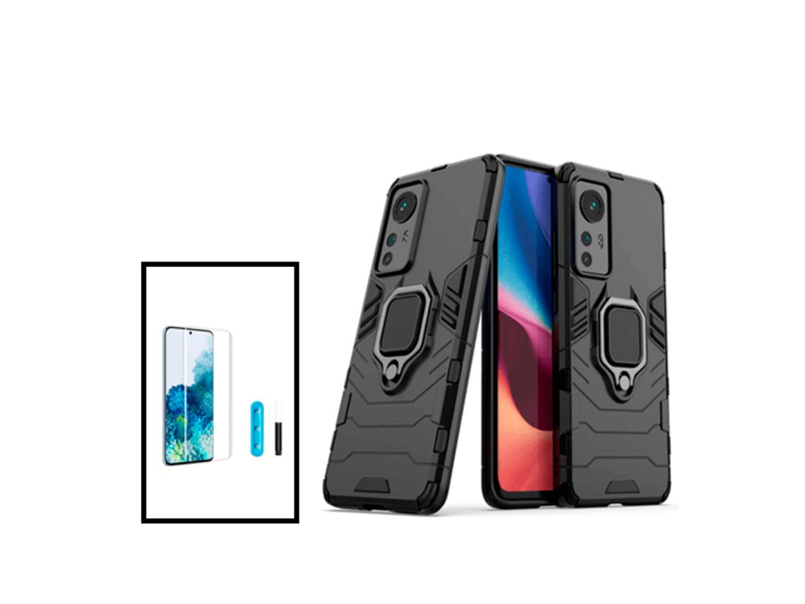 Película de Ecrã para Xiaomi 12 Pro, Mi 12 Pro PHONECARE Vidro Preto