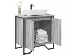 Vidaxl Móvel P/ Lavatório 60x35x60cm Derivados Madeira Cinzento Sonoma