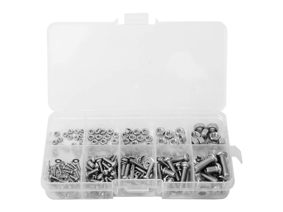 Kit De Ferramentas Fixação Em Aço Inoxidável 304, Conjunto Parafusos,