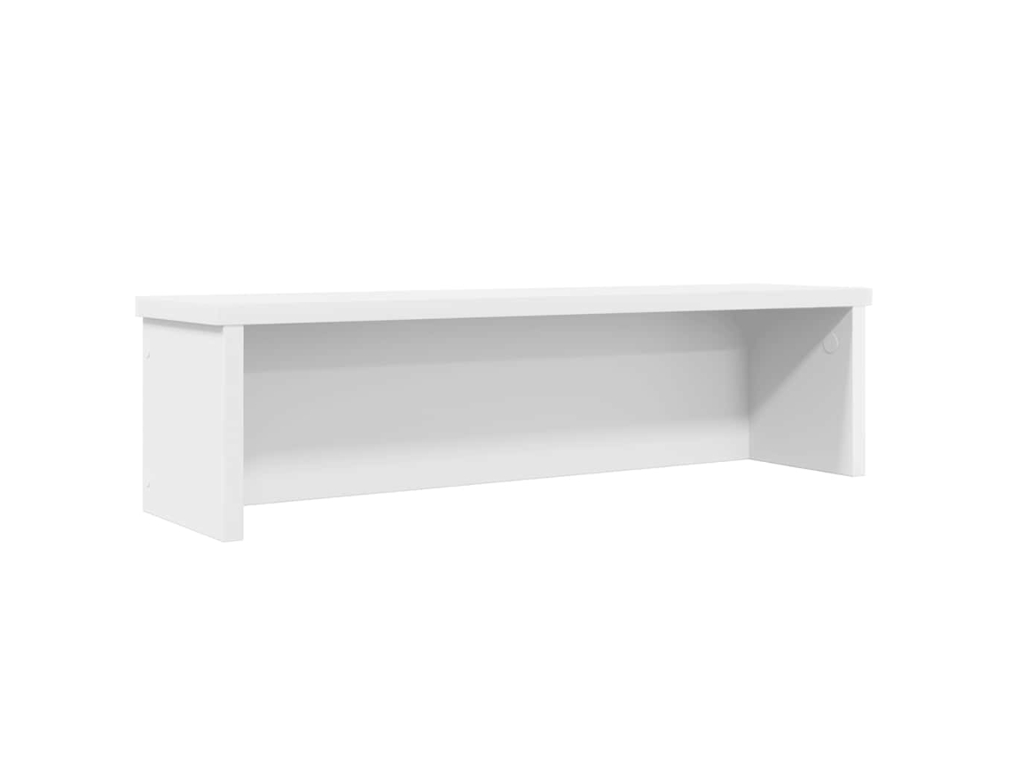 Vidaxl Rack De Cozinha Empilhável Branco Madeira Engenheirada