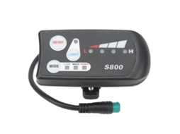 Display Tric Bicycldisplay Scoot S800 L com conector à prova d'água 36V 48V Universal