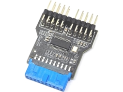 Adaptador Divisor Usb Para Placa-mãe, Convertendo Uma Porta 2.0 De 19