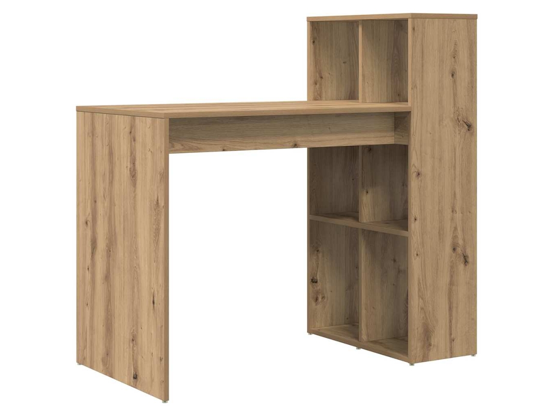 Conjunto 1 Mesa De Escritório Em Casa Vidaxl Castanho Derivados De Madeira (108 X 55 X 103.5 Cm)
