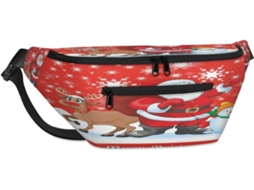 Pochete MARCA com estampa de galáxia para mulheres 22x8x15,5cm impermeável