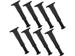 Balacoo Conjunto De 8 Pés Telescópicos Ajustáveis Para Estrutura Cama, Pés De Suporte Resistentes Para Móveis, Sofás E