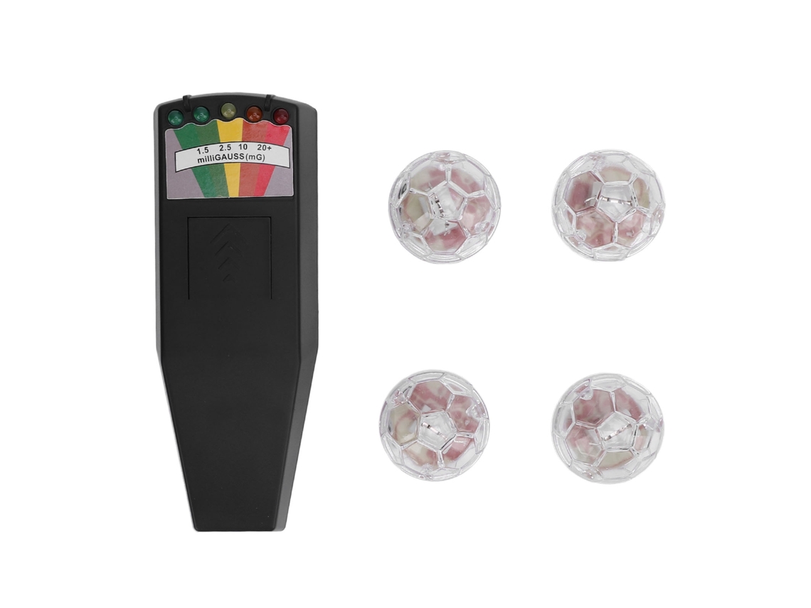 Laxiscreed Kit De Diagnóstico Paranormal Com Medidor Emf E Bola Luminosa Em Movimento