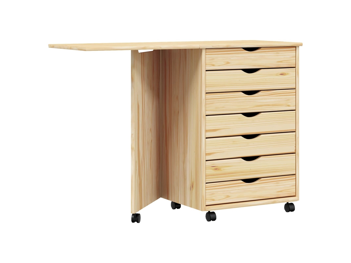 Gabinete Rolante com Mesa com Roda MAISON EXCLUSIVE
