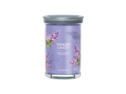 Yankie Candle Candela Tumbler Grande Flor De Lilás