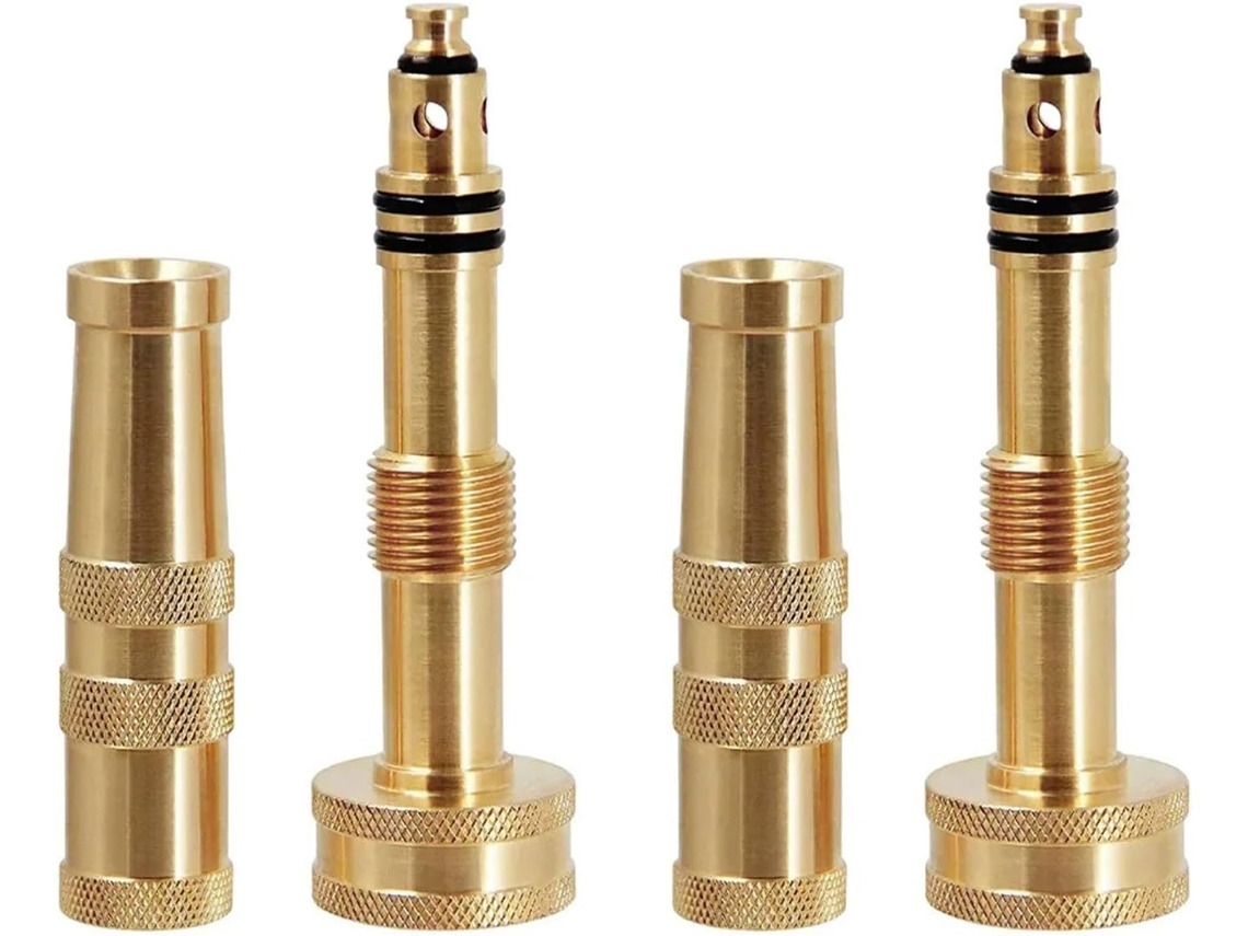 Bocal De Mangueira Jardim Heavy Duuty Em Latão, 4 Polegadas, Com