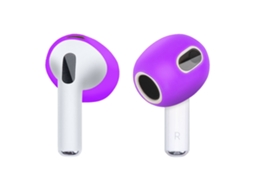 Capa Para Airpods3, Protetores Auriculares De Silicone, 3 Pares (roxo Escuro) Spqment