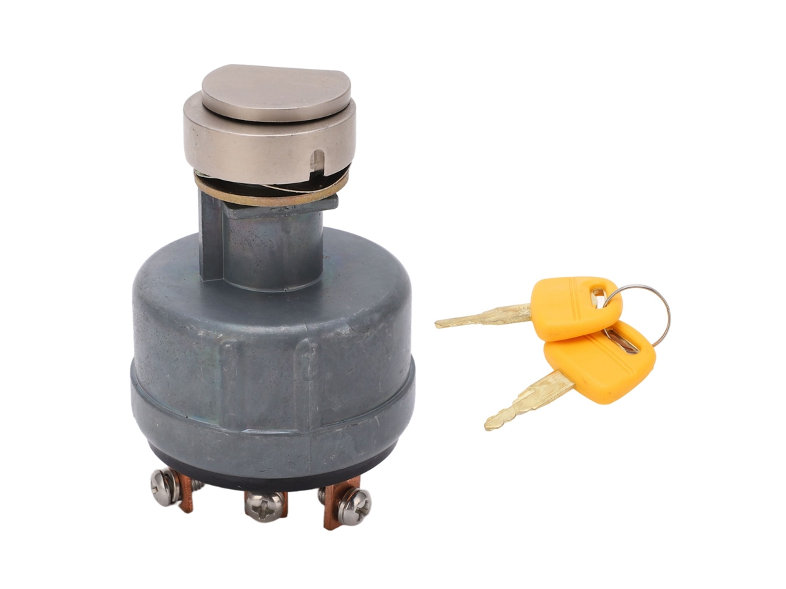 Chave De Ignição Com Capa De Proteção 6 Pinos Para Excavadora Hitachi Ex200 Iniciador