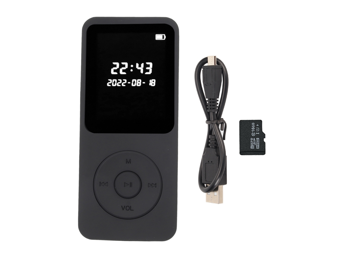 Reprodutor de Música LAXISCREED Bluetooth 5.0 Ultra fino