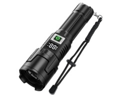 Lanterna Led Recarregável De Alto Lúmen 90.000 Lúmens Com Zoom 3 Modos Resistente À Água Ipx6 Lanterna Portátil Potente Para Emergências Yunzii