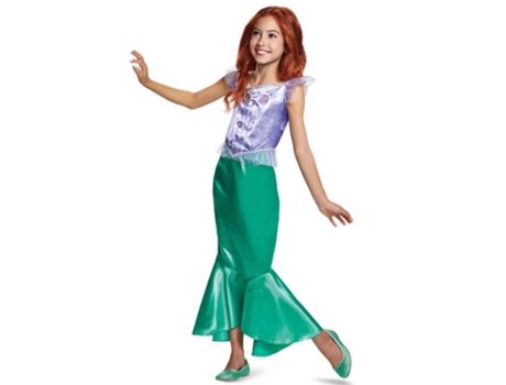 Fato de Menina DESGUISE Ariel Disney (Tam.: 7-8 anos)