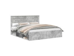 Estrutura da Cama com Cabeceira Concreto 180 X 200 Cm MAISON EXCLUSIVE