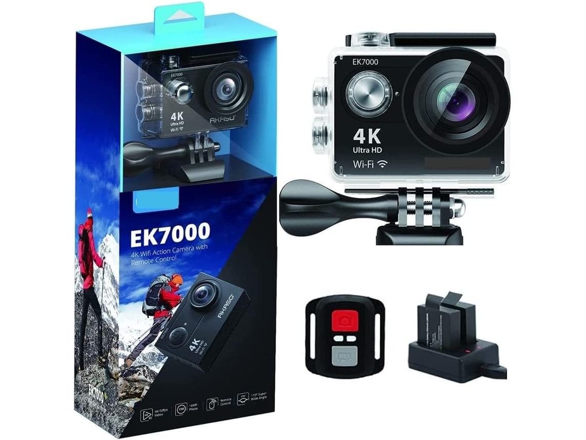 Câmera Ek7000 Wifi 4K, à prova d'água, 12MP SFUSHOS