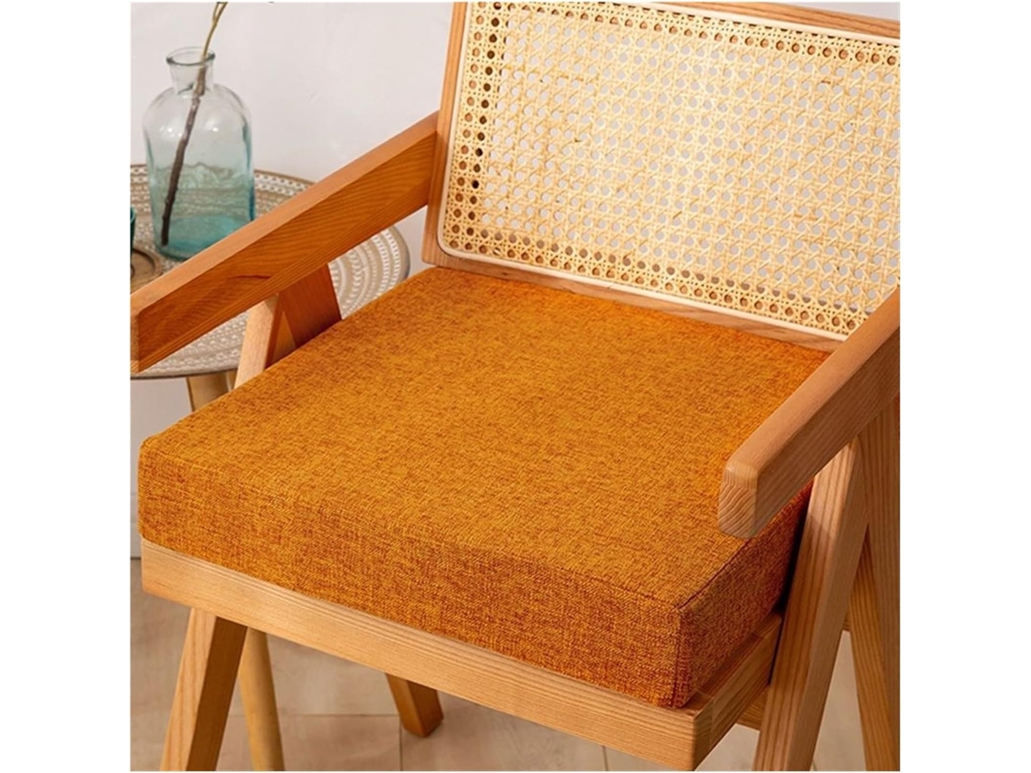 Almofadas Quadradas De Espuma Viscoelástica Para Assento 38cm X E 43cm Macias, Espessas, Laváveis E Antiderrapantes Para