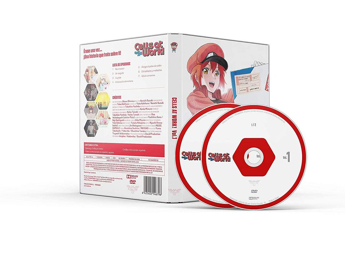 Cells At Work! Volumenes. 1 + 2  Serie  Completa