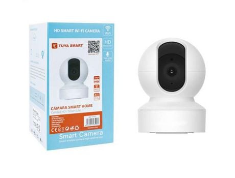 Cãmara de Vigilãncia Inteligente com Sensor de Movimento,1296P Full Hd TUYA SMART U2N Branco