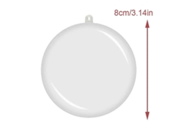 Bolas De Natal Transparentes Para Decorao De Rvore, Enfeite De Natal Preenchvel. Hengjian
