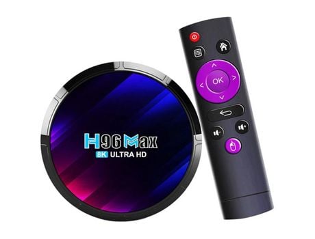 H96 Max Rk3528 4Gb/32Gb Android 13 Preto – Android Tv