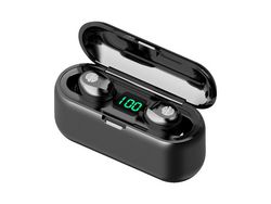 Auriculares F9-5C ZXXI Sem Fio Bluetooth 5.1 Touch Esportivo Tipo Intra-Auricular