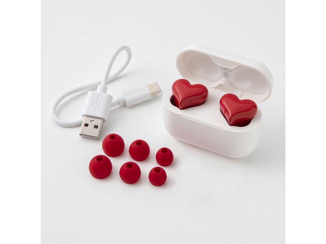 Auriculares ZXXI Bluetooth Sem Fio em Formato de Coração
