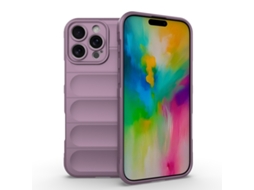 Capa Magic Shield Para Iphone 16 Pro Max - Tpu Com Forro Aveludado E Proteção Anti-quedas