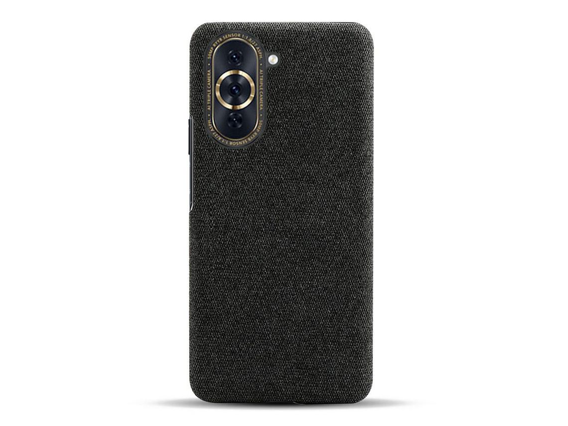 Capa para Huawei Nova 4 Pele Sintética Preto