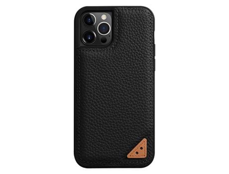 Capa para iPhone 13 Pro Max MELKCO Pele Sintética Anti-Choque Preto