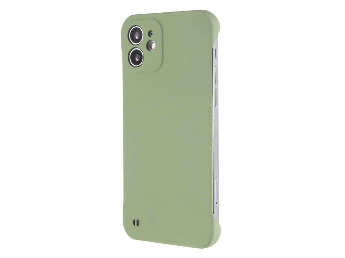 Capa para iPhone 12 Mini/12 Pele Sintética Verde