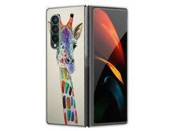 Capa para Samsung Galaxy Z Fold 4 5G Pele Sintética Anti-Riscos
