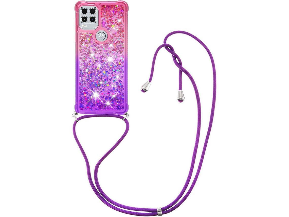 Caneta Stylus Colar Líquida Strass para Moto G Stylus 5G HONGWE. Silicone Bege