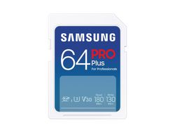 Cartão de Memória SAMSUNG (64 GB - 180 MB/s)