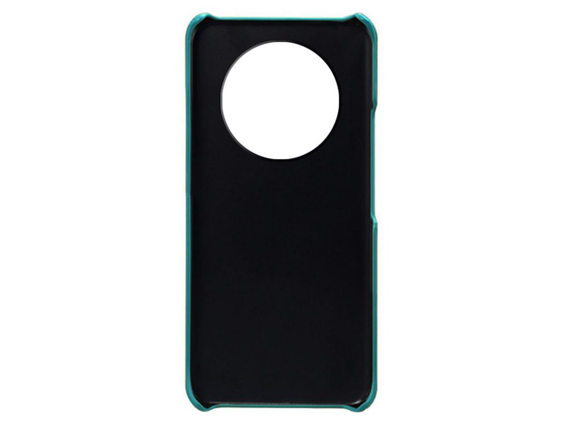 Capa para Honor Magic5 Pro Pele Sintética Verde
