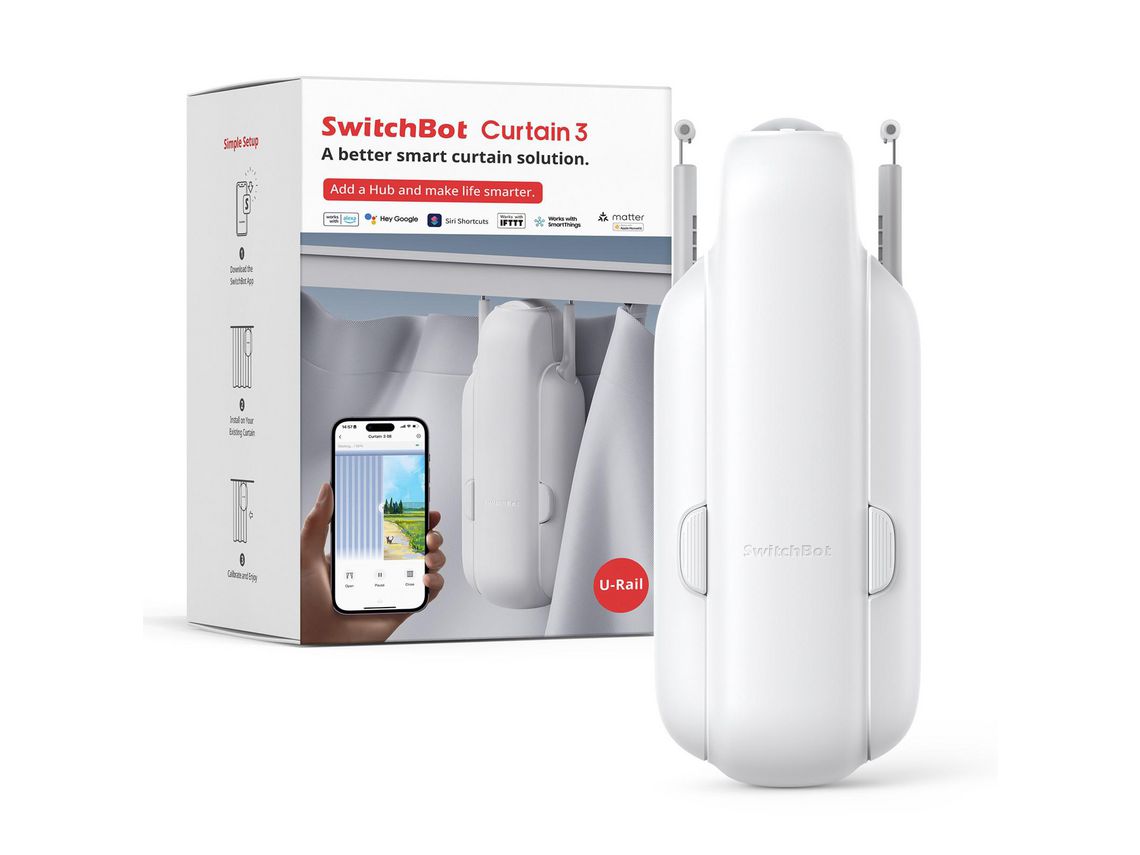 Cortina SWITCHBOT U-Rail Versão 3 2023 Branco