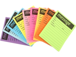 Conjunto De Blocos De Notas Adesivas Multifuncionais Para Uso No Escritório E No Dia A- De Coloridos E