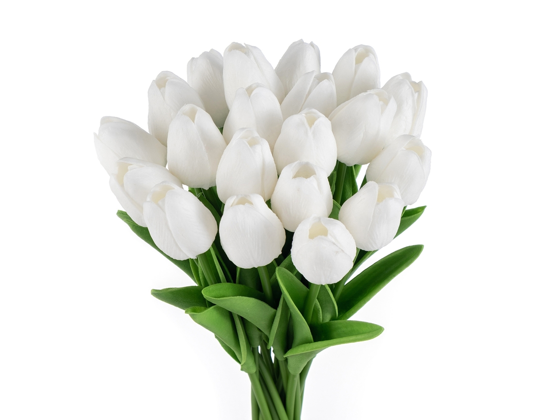Conjunto de Tulipas Artificiais Conjunto de Flores Artificiais Decorativas da Moda, Presente para o Dia Das Mães AQUAFORGE